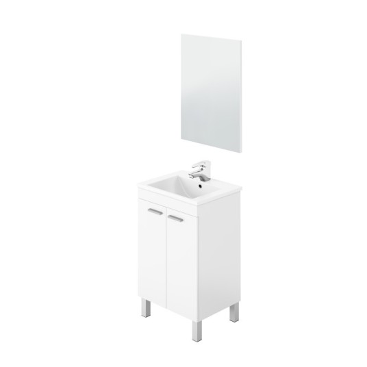 Mueble de lavabo Koncept 50 cm blanco...
