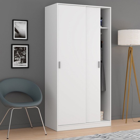 Armario de dormitorio blanco Max019F...