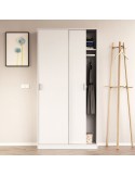 Armario de dormitorio blanco Max019F puertas correderas moderno