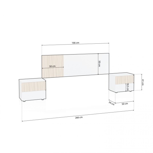 Conjunto Dormitorio Nórdico Blanco...