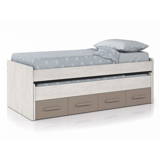 Cama nido doble con cajones Ares Plus...