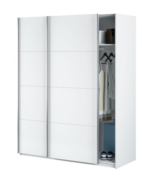 Armario corredero Arya blanco artik 2 puertas 150x60x200 cm