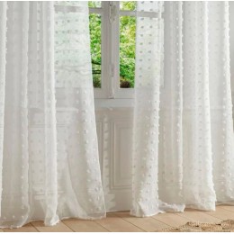 Cortina Visillo Lily Blanca...