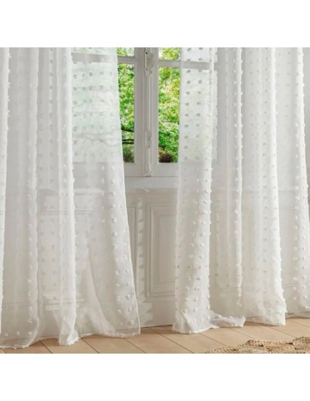 CORTINA VISILLO LILY BLANCO
