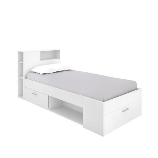 Cama Compacta Lanka Blanca 90x190 cm