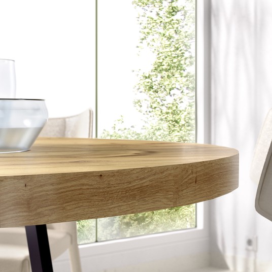 Mesa extensible de comedor Duna...