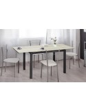 Mesa de Comedor Extensible Cameron Roble