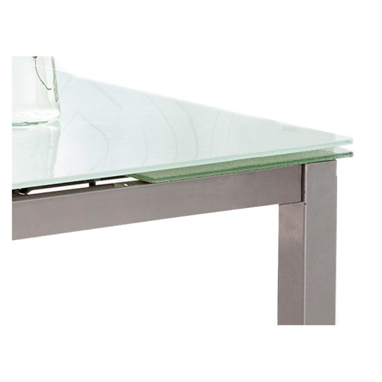 Mesa de Comedor de cristal Extensible...
