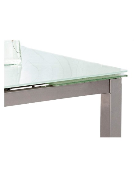 Mesa de Comedor de cristal Extensible Cameron