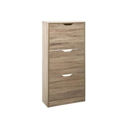 Zapatero Aliaj de 3 puertas abatibles – capacidad para 18 pares – color natural – Bricomarian