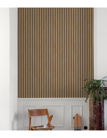 PAPEL PINTADO RAYAS MADERA