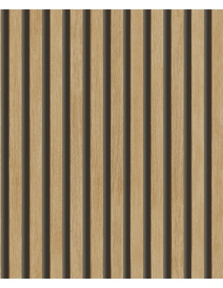 PAPEL PINTADO RAYAS MADERA