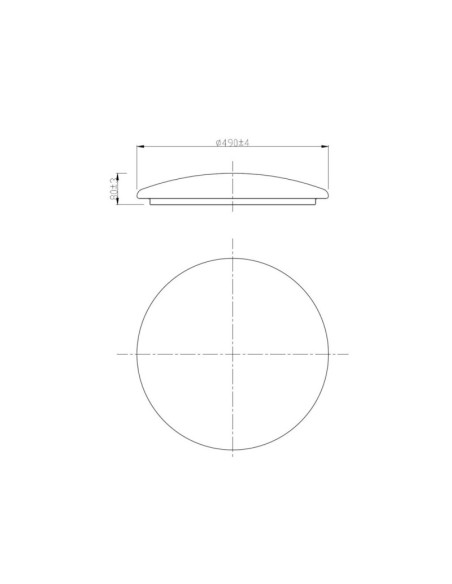 PLAFON LED MOIRE BLANCO