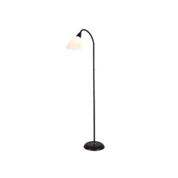 Lámpara de pie Langadu blanca con cuello orientable