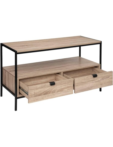Mueble de TV Aliaj con 2 cajones y estant