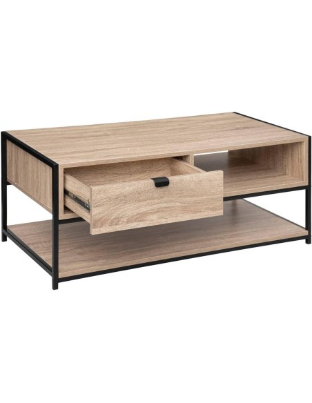 Mesa de Centro Aliaj con Cajón y Estante