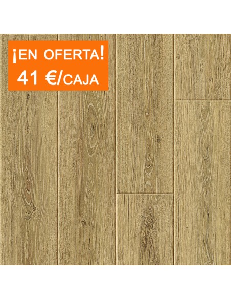 Suelo laminado Faus Syncro Roble Luna AC5 8mm