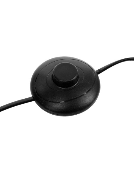 Lámpara de pie Tais – Metal y piedra
