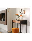 Lámpara de pie Keli – Metal dorado – E27 – 60W