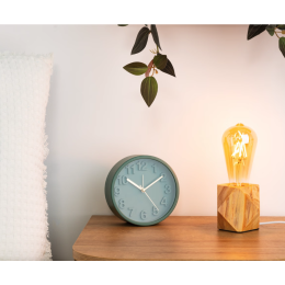 Lámpara de mesa de madera de pino