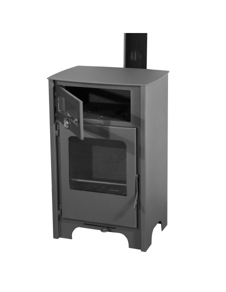 Estufa de leña Firenze – Calor eficiente y cocina familiar
