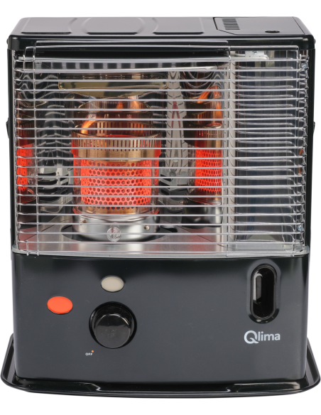 Estufa de mecha portátil Qlima R 3224 X negra