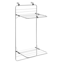 Tendedero de puerta compacto plegable 10 m de superficie para ropa y toallas 51x42,5x121 cm