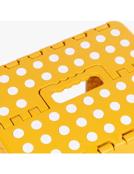 Taburete alto plegable de plástico plisado – 39 cm
