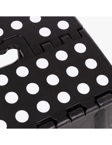 Taburete alto plegable de plástico plisado – 39 cm