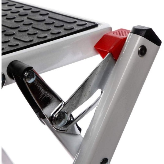 Escalera de metal de 2 peldaños