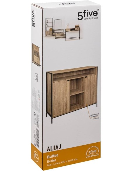 Aparador Aliaj – Madera y metal
