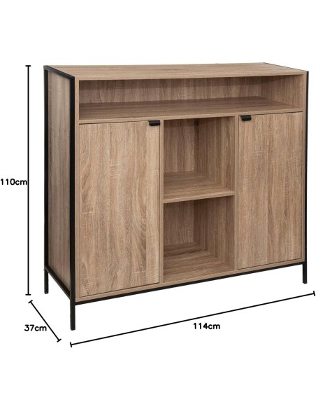Aparador Aliaj – Madera y metal