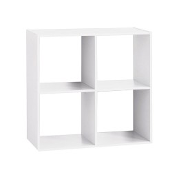 Estantería blanca Mix n’Modul 4 compartimentos adaptable horizontal y vertical – Bricomarian