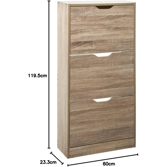 Zapatero Aliaj 3 Puertas Abatibles