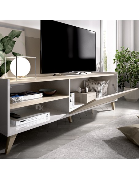 Mueble Bajo TV – Estilo Nórdico para tv de hasta 65