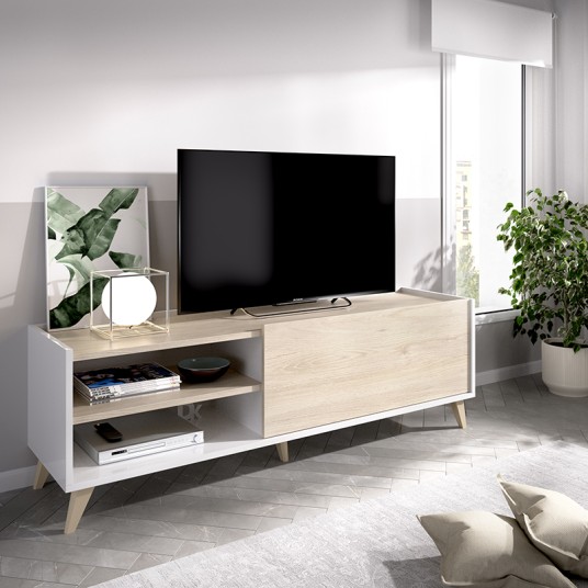 Mueble Bajo TV – Estilo Nórdico para...