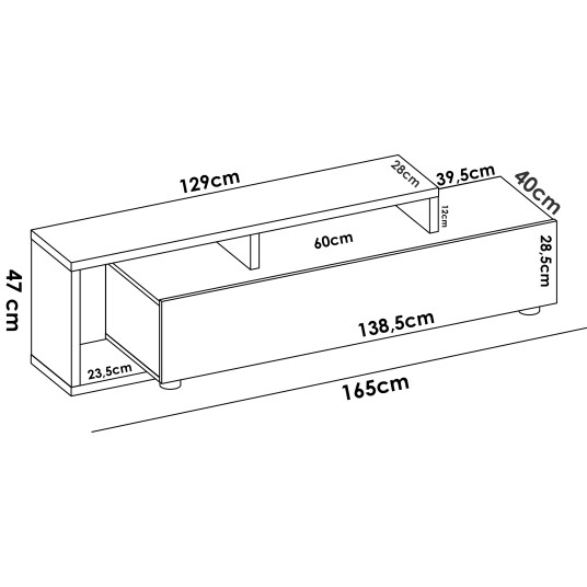 MUEBLE BAJO TV KRAM