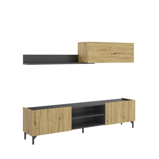 MUEBLE DE SALON COMPACTO TV TASS