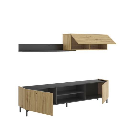 MUEBLE DE SALON COMPACTO TV TASS
