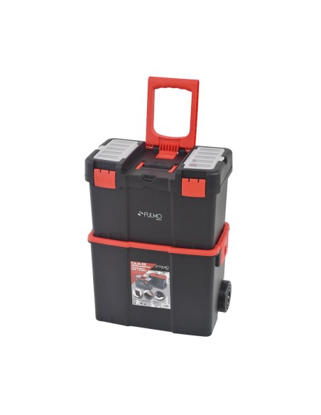 Caja de herramientas profesional con ruedas 45x25x44 cm