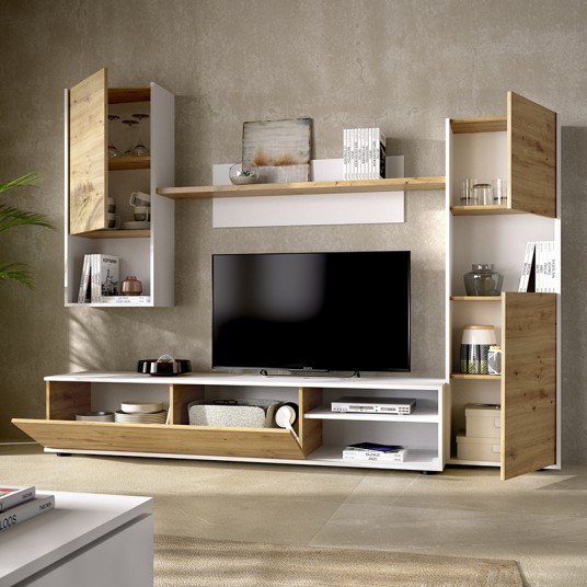 Salón Modular Luca – Mueble TV, 2...