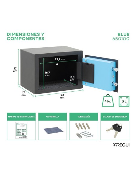 Caja Fuerte Electrónica Blue – Arregui