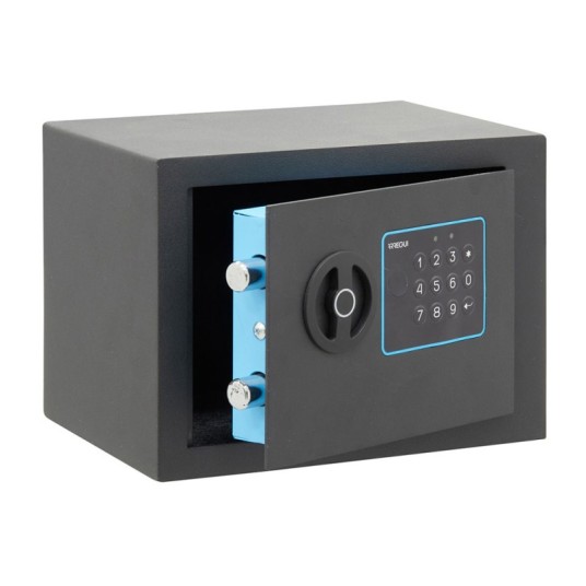 Caja fuerte Arregui Blue de sobreponer color grafito con teclado electrónico