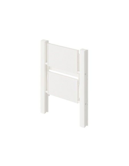Escalera plegable de aluminio de 2 peldaños