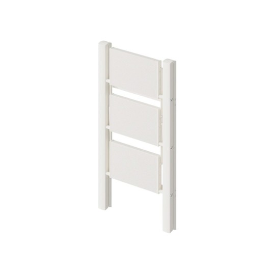 Taburete plegable de aluminio blanco...
