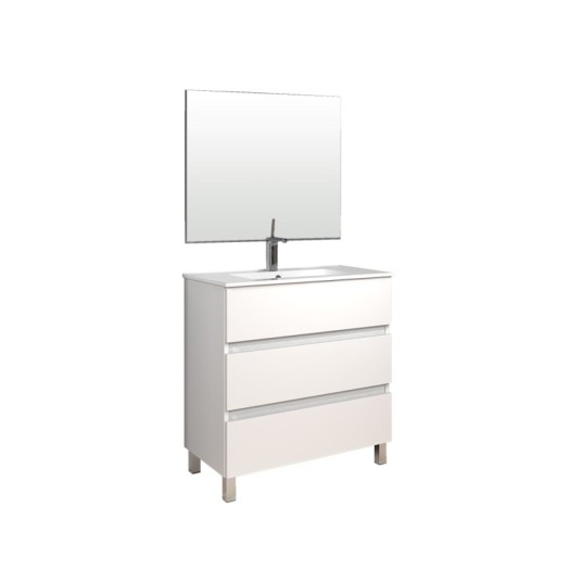 Mueble de baño Madrid 80 cm blanco...