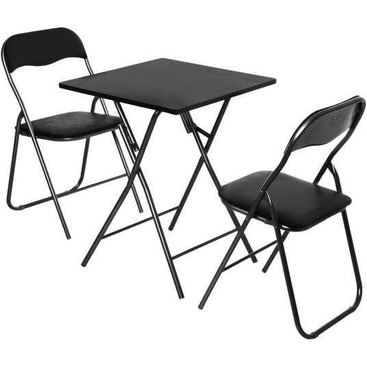 Mesa Plegable 4 Plazas negra