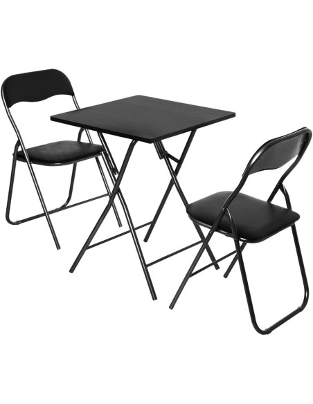 Mesa Plegable 4 Plazas negra