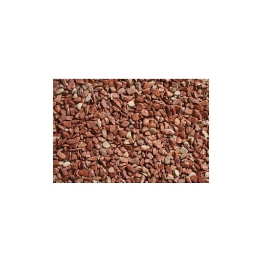Piedra canto rojo 25 kg decorativa