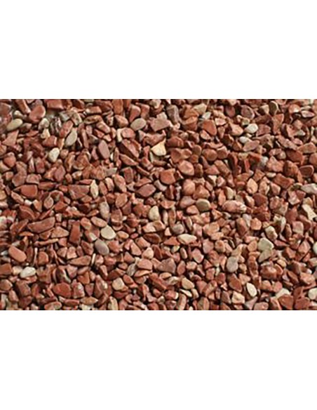 Piedra canto rojo 25 kg decorativa